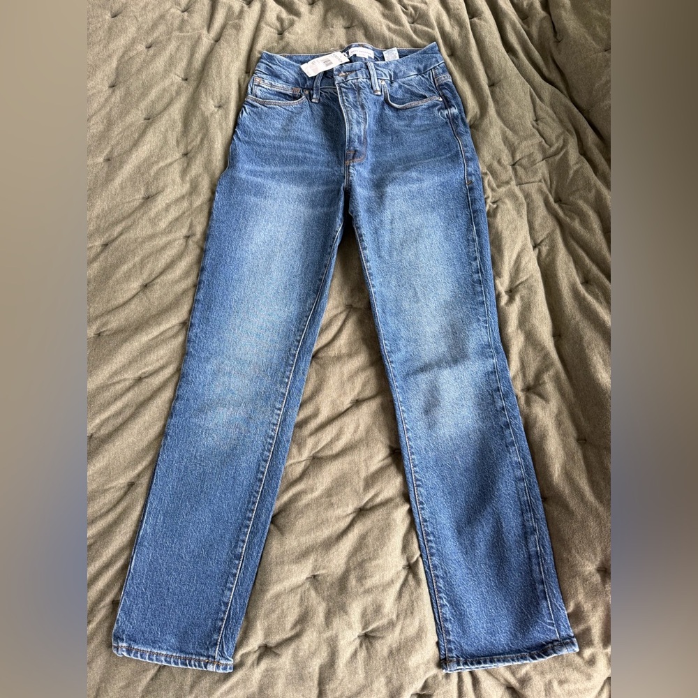 Good American straight leg jeans